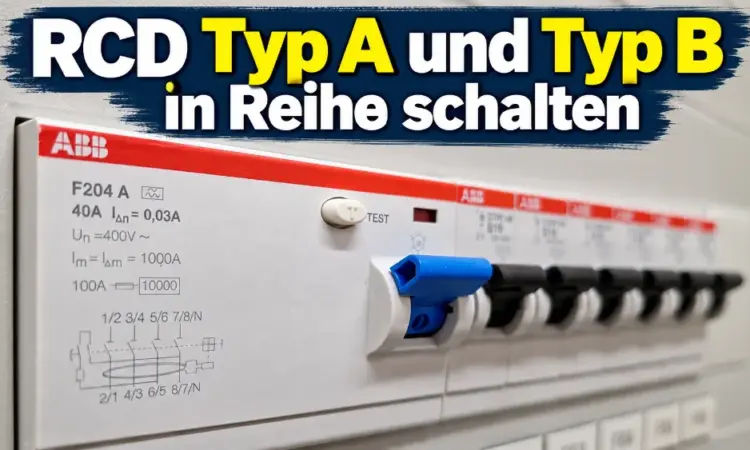 RCD Typ A und Typ B hintereinander schalten