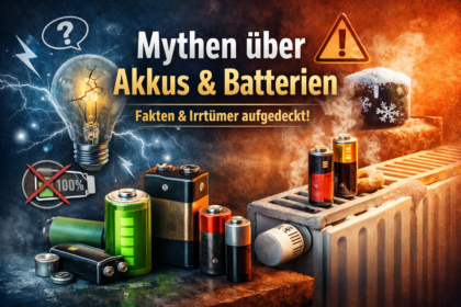 Mythen über Akkus und Batterien