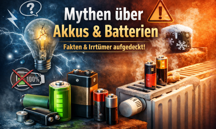 Mythen über Akkus und Batterien