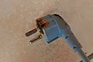 Stecker verschmort