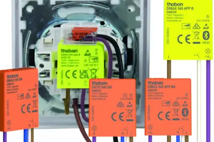Theben: Vielseitige 540er-Serie für smarte Unterputzinstallationen
