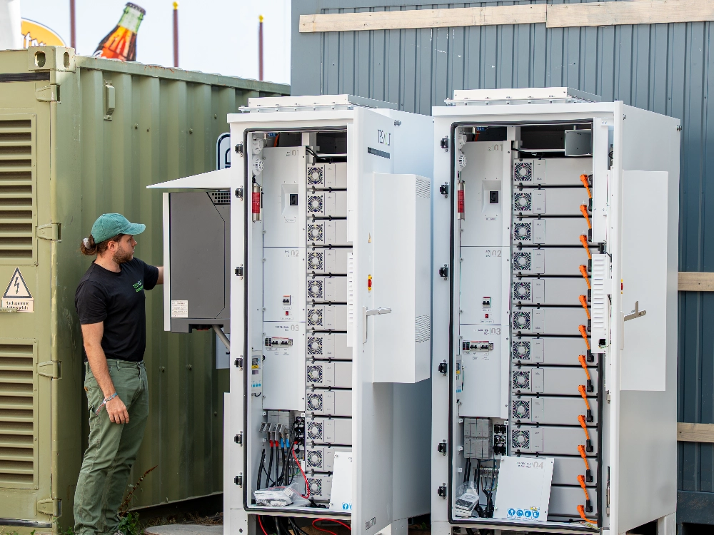 Batteriespeicher auf dem Oktoberfest